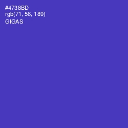 #4738BD - Gigas Color Image