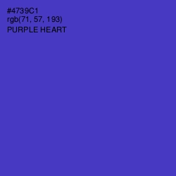 #4739C1 - Purple Heart Color Image