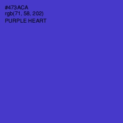 #473ACA - Purple Heart Color Image