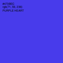 #473BEC - Purple Heart Color Image