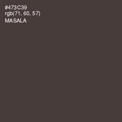 #473C39 - Masala Color Image