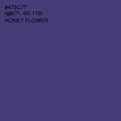 #473C77 - Honey Flower Color Image