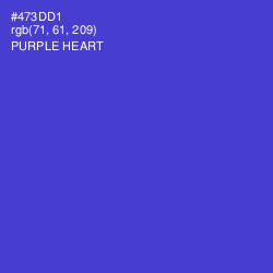 #473DD1 - Purple Heart Color Image