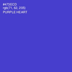 #473ECD - Purple Heart Color Image