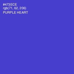 #473ECE - Purple Heart Color Image