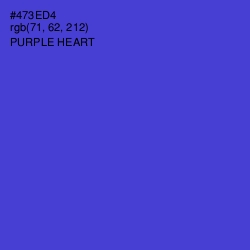 #473ED4 - Purple Heart Color Image