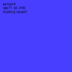 #473EFF - Purple Heart Color Image