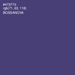 #473F76 - Bossanova Color Image