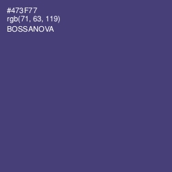 #473F77 - Bossanova Color Image