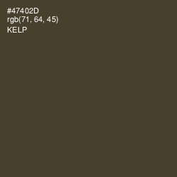 #47402D - Kelp Color Image