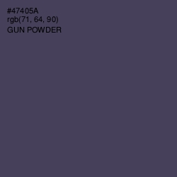 #47405A - Gun Powder Color Image