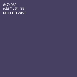 #474062 - Mulled Wine Color Image