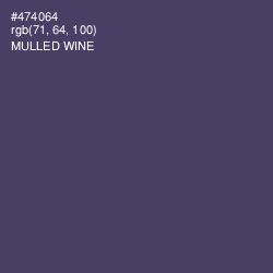 #474064 - Mulled Wine Color Image