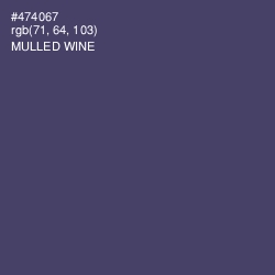 #474067 - Mulled Wine Color Image