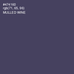 #474160 - Mulled Wine Color Image