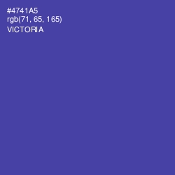 #4741A5 - Victoria Color Image