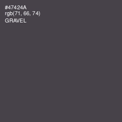 #47424A - Gravel Color Image