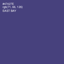 #47427E - East Bay Color Image
