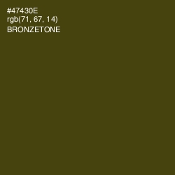 #47430E - Bronzetone Color Image