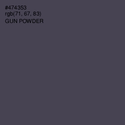 #474353 - Gun Powder Color Image