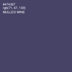 #474367 - Mulled Wine Color Image