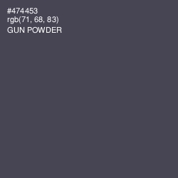 #474453 - Gun Powder Color Image