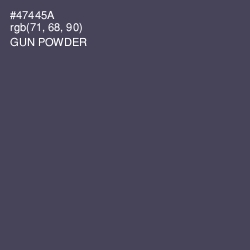 #47445A - Gun Powder Color Image
