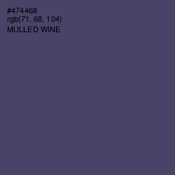 #474468 - Mulled Wine Color Image