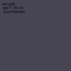 #474553 - Gun Powder Color Image