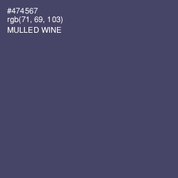 #474567 - Mulled Wine Color Image