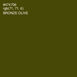 #474706 - Bronze Olive Color Image