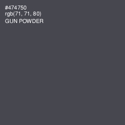 #474750 - Gun Powder Color Image