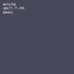 #474759 - Mako Color Image