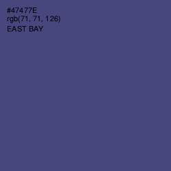 #47477E - East Bay Color Image