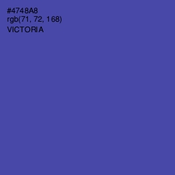 #4748A8 - Victoria Color Image