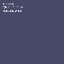 #474968 - Mulled Wine Color Image