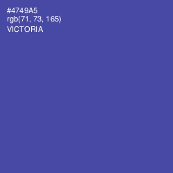 #4749A5 - Victoria Color Image