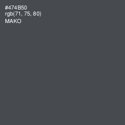 #474B50 - Mako Color Image