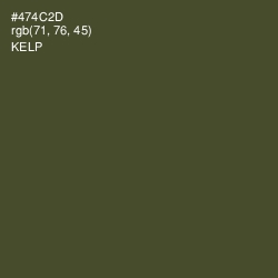 #474C2D - Kelp Color Image