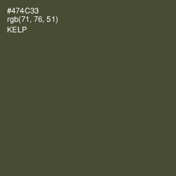 #474C33 - Kelp Color Image