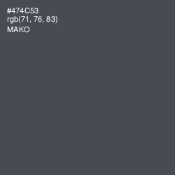 #474C53 - Mako Color Image