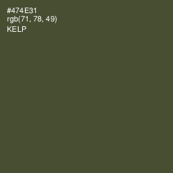 #474E31 - Kelp Color Image