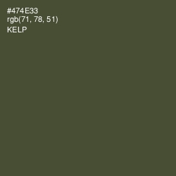#474E33 - Kelp Color Image