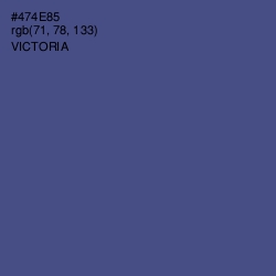 #474E85 - Victoria Color Image