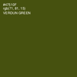 #47510F - Verdun Green Color Image