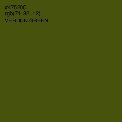 #47520C - Verdun Green Color Image