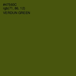 #47560C - Verdun Green Color Image