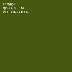 #47590F - Verdun Green Color Image