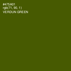 #475A01 - Verdun Green Color Image