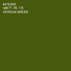 #475A0D - Verdun Green Color Image